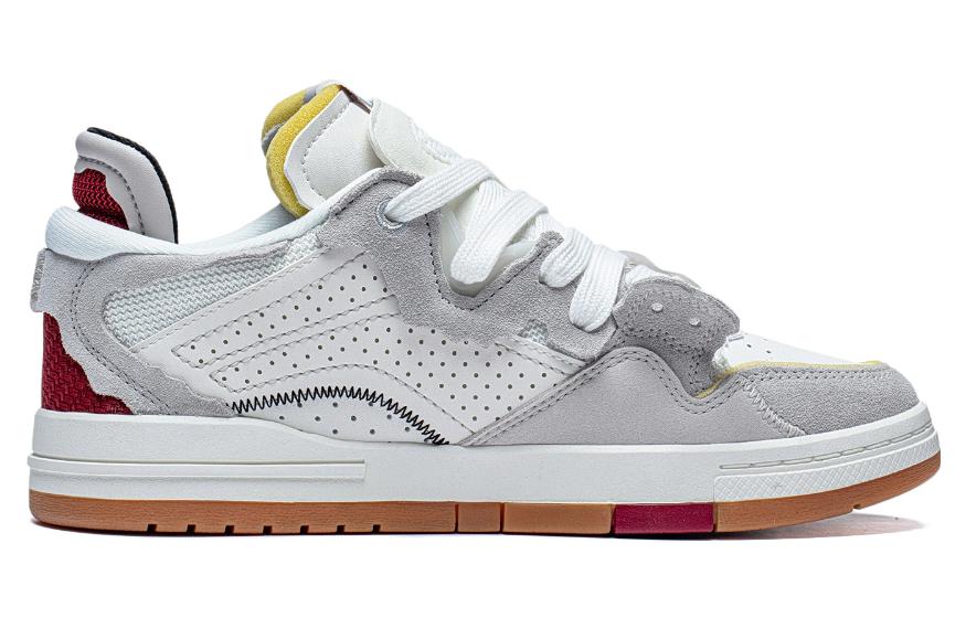Li Ning Wave PRO Slip Resistant, Abrasion Resistant, Lightweight Low top Skateboard Shoes Women's Gray AECT034-3