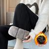 Women's High Waisted Straight Leg Winter Pants - Thickened Fleece Lined Elastic Waistband, Casual Pants for Autumn and Winter, Middle East Series