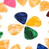6/36/72pcs Celluloid Guitar Picks ABS Bass Ukulele String Instrument Accessories for Music Lover Indoor Outdoor Performance XJM