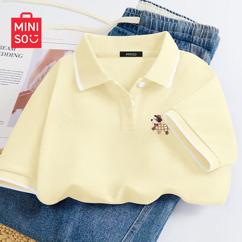 MINISO Women s Polo Collar Quick-Dry T-Shirt S
