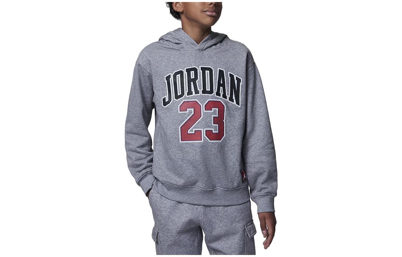 Детские толстовки Jordan с капюшоном, утолщенные FV3203-091 L