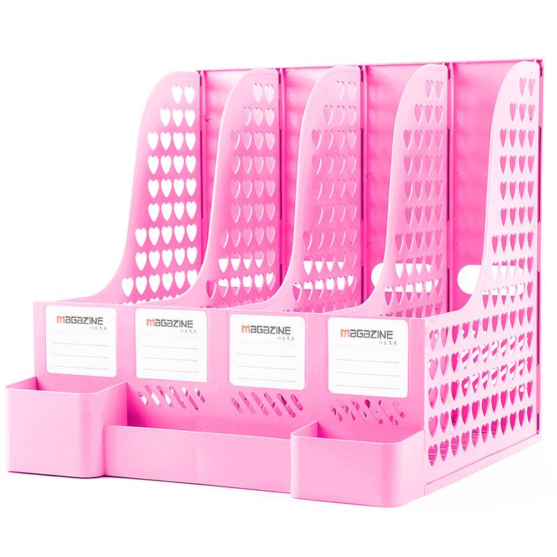 Four-Section Thickened Desktop Document Holder and Book Stand