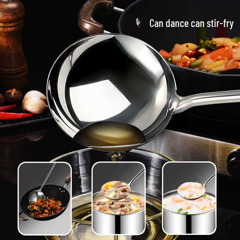 ZISIZ 9.6cm Stainless Steel Pot Ladle 3-Pack