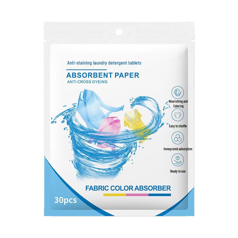 Color-absorbing sheets: prevent color bleeding in mixed washes, ensuring clothes stay vibrant and dye-free. Family pack included.