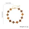 Bracciale Lussuoso Quadrifoglio di Diamanti: Elegante, Versatile e Raffinato per Donna