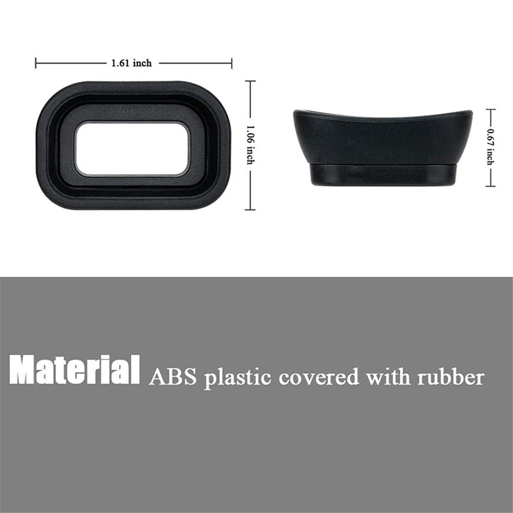 AA58 FDA-EP17 Viewfinder Eyepiece Eyecup Eye Cup for Sony A6600 A6500 A6400 Digital Camera, Replace Eyepiece FDA-EP17 EP-17
