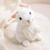 White Easter Bunny Plush Toy - Cute Stationery Simulation Doll Ornament