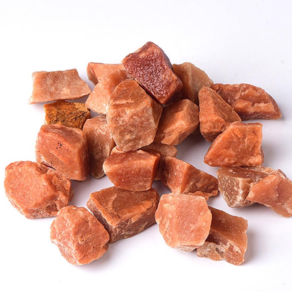 Natural Red Aventurine Crystals Bulk Rough Stones for Tumbling Reiki Healing Gemstones 50g