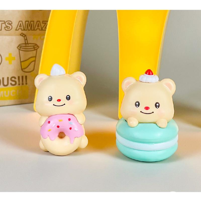 Butter Bear Action Figure Cartoon Model Toy Decoration Children Ornament Gifts