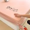 Class A 100% Cotton Fitted Sheet: Soft, Skin-Friendly, Breathable, Sweat-Wicking Mattress Protector for Dormitory Single Simmons.