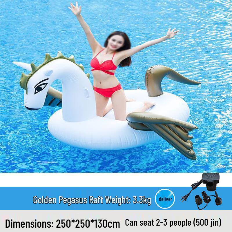 HEIXIE Inflatable Pegasus Pool Float