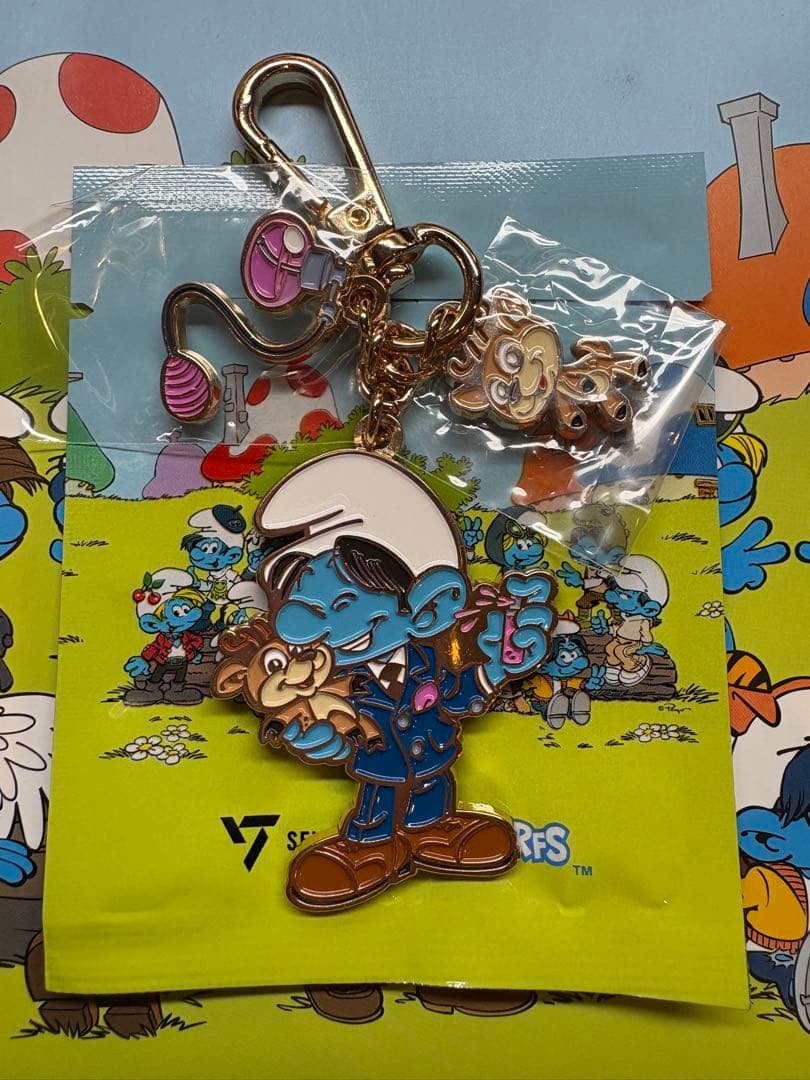 [USED] Anonymous delivery SEVENTEEN x isaac toast Joshua key ring & paper bag