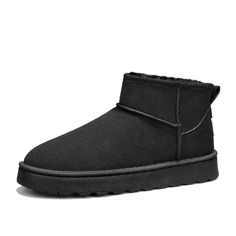 Snow boots winter new outdoor sports velvet warm fur integrated cold waterproof bread cotton shoes