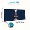 Martini Custom Name Large Size Mouse Pad Large Gaming Table Cushion Non-slip Laptop Tablet Big Mousepad XXL Mat Mini PC Playmat With Lock edge