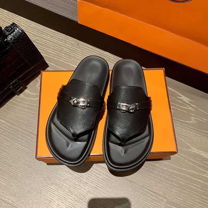 

Summer new toe silver buckle herringbone flat shoes women s retro cowhide flat bottom second uncle casual cool slippers 35 чёрный