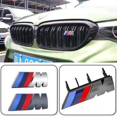 Für Neu 2025 1 Stück Auto Frontgrill M Logo im Netz Abzeichen ist anwendbar für BMW M Logo X1X2X3x4 X5X6 F48G01E84E83F39F10F30G1