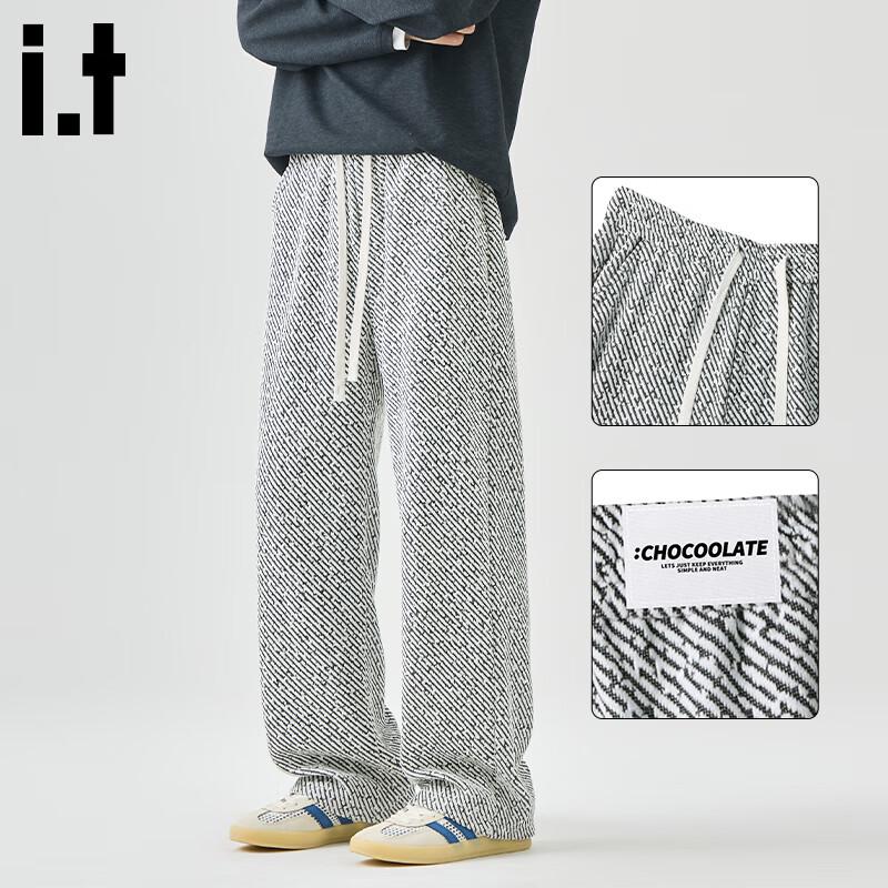 

::CHOCOOLATE Мужские свободные полосатые повседневные брюки прямого кроя 3XL