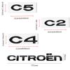 AQP4   1 unidad Pegatina Insignia de Letra de Coche 3D de ABS Pegatina Decorativa para Maletero de Carrocería de Coche Para Citroen C2 C4 C5 Aircross VTS C-ELYSEE Berlingo C4L
