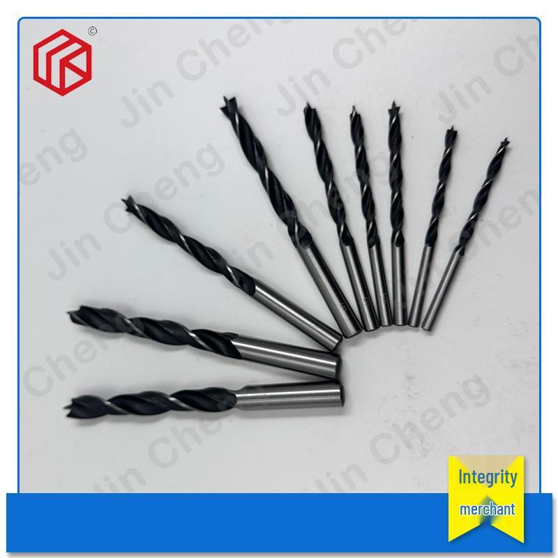 8-Piece Woodworking Twist Drill Set with Plastic Case