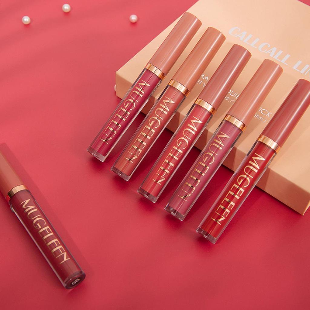 6-Piece Non-Stick Lip Gloss Set: Easy Apply for Valentine's & Mother's Day