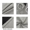 SolidColor 100%Blackout Curtains with Grommets, Total Privacy Drapes for Bedroom,Curtains for Living Room/cortinas Para Ventanas