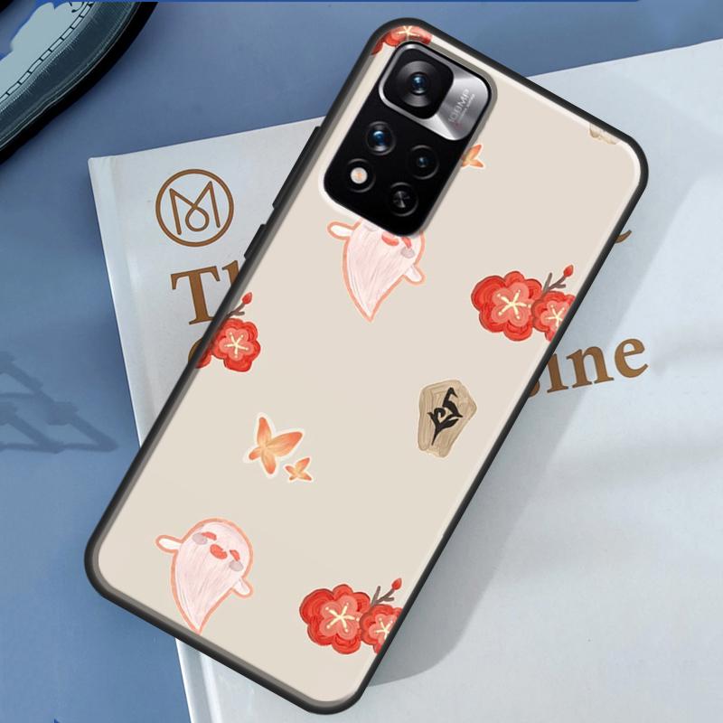 Hu Tao Genshin Impact Cartoon Case For Xiaomi Redmi Note 14 13 Pro 12 11 9 10 9S 10S 11S 12S Redmi 13C 10C 12C 14C Cover