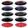 Neuer Autoaufkleber 2026 14,6x5,7cm Emblem Auto Frontabdeckung Kühlergrill Abzeichen für Ford Kuga Focus Ranger Mustang Mondeo Fiesta Explorer Tr
