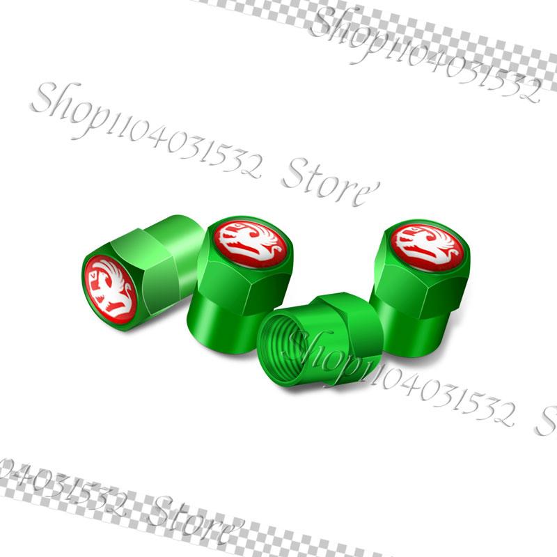 4Pcs Metal Car Styling Tire Valve Caps Tyre Wheel Stem Air Valve Cover For Vauxhall Astra H J G Vectra C Insignia Zafira Corsa