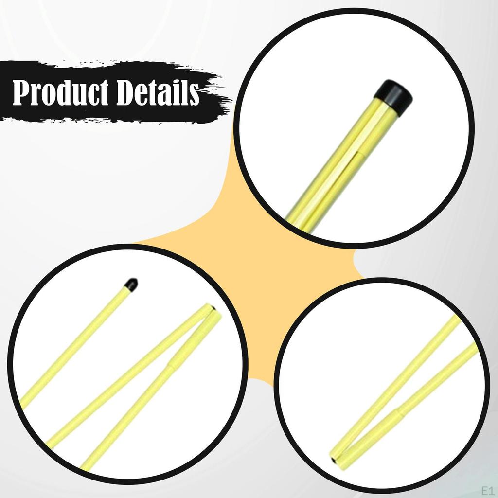 2 Pieces Golf Alignment Sticks Direction Indicator Practice Rods for Aiming