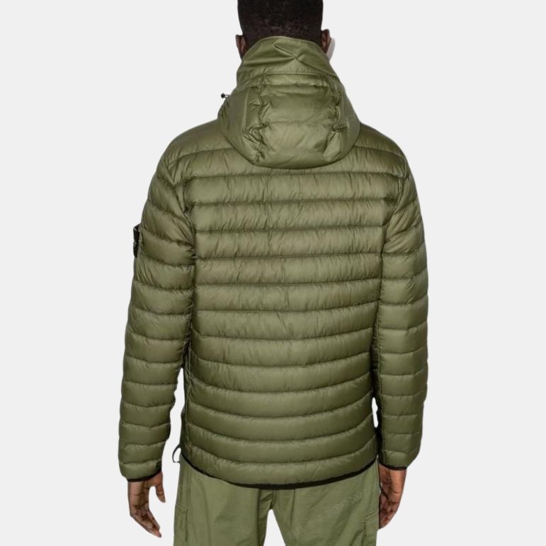 STONE ISLAND Daunenjacke Unisex Olivgrün 761540324-V0058