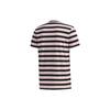 Adidas Neo Logo Print Stripe Sports T-Shirt Men Tops Vibrant-Pink FP7425