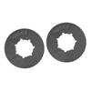 2PCS 22mm Chainsaw Rim Sprocket 3/8in-10 High Strength Rugged Construction for 10 Teeth Chainsaw