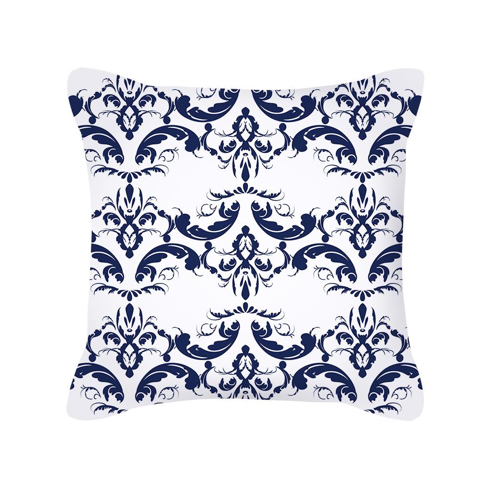 European Style Golden Geometric Pattern Pillow Cover Sofa Cushion Cover New Homeware Pillow Cover