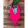 Fato de Banho Monokini de Uma Peça com Zíper Frontal Sem Costas Roupa de Banho de Uma Peça para Mulheres Tendência de Verão Moda Praia
