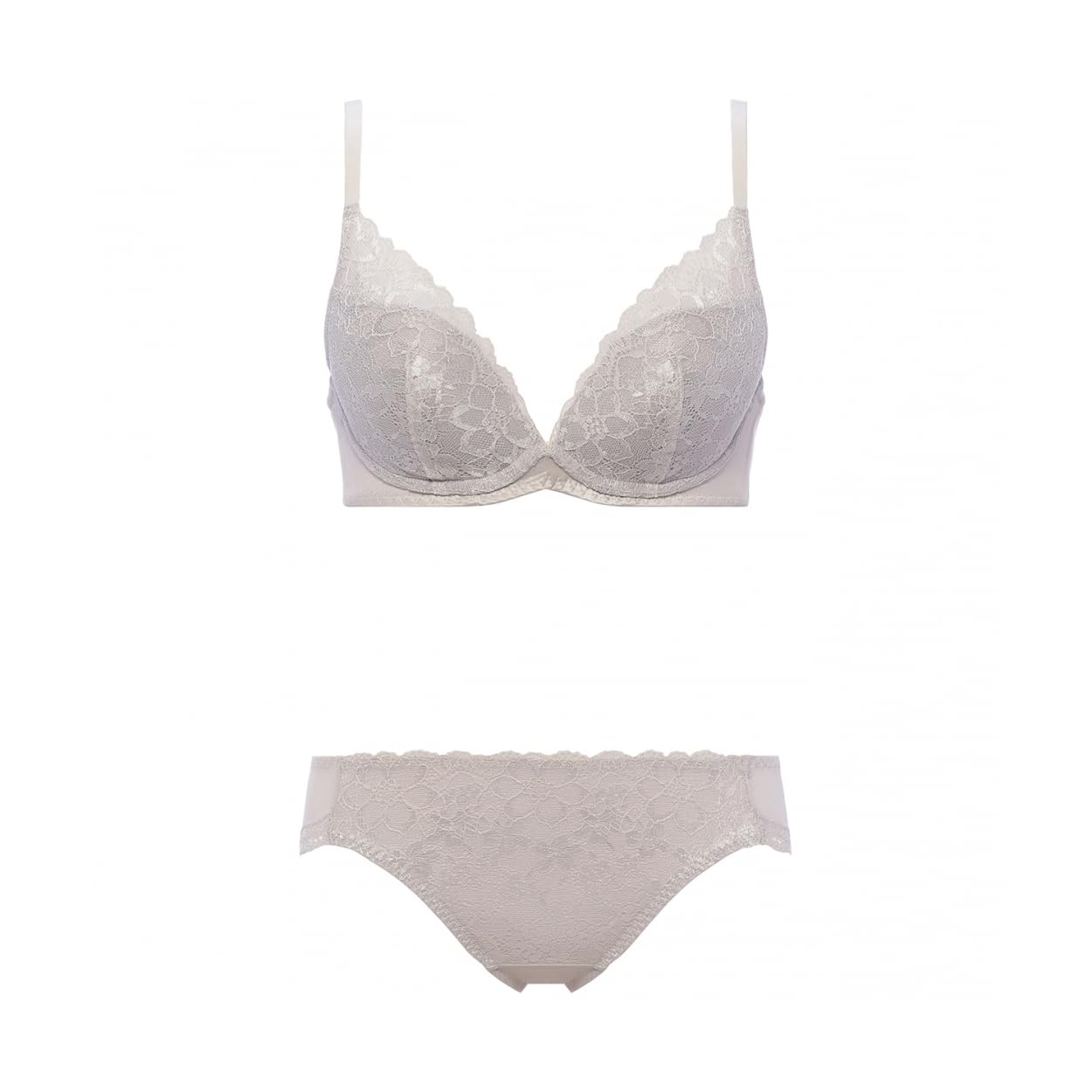 

AMOSTYLE Dream Беспроводной Бюстгальтер Трусики Dream Daylily 00VN Лед Размер F65M Бюстгальтер и Комплект, (Ванильный крем),