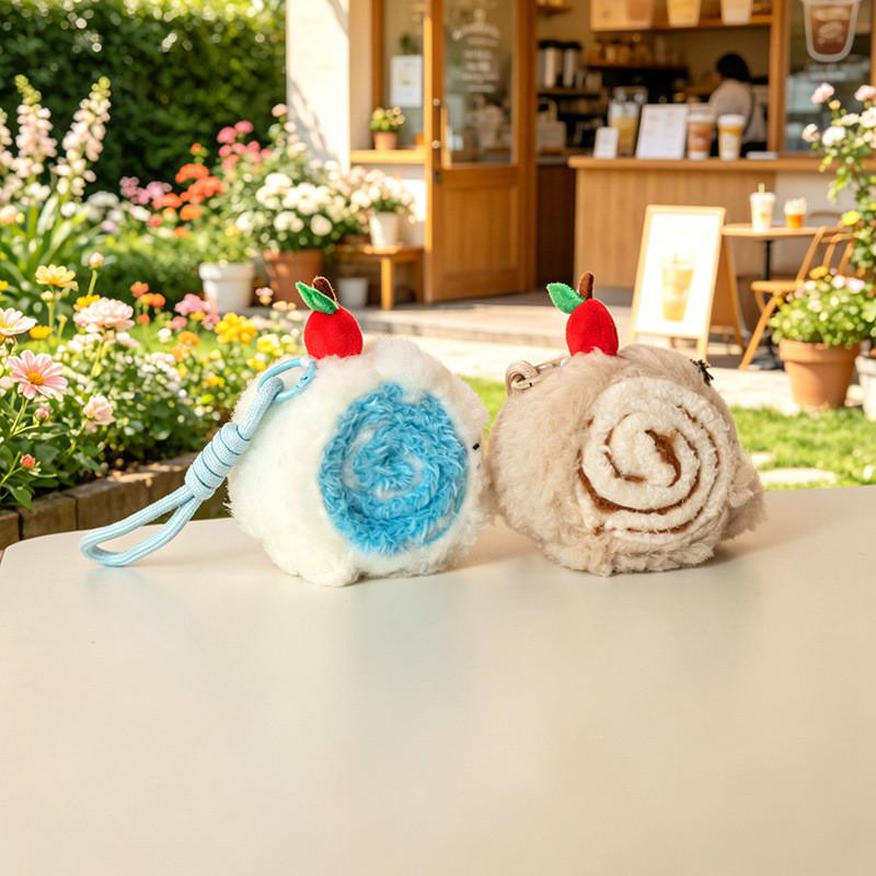 Plush Animal Keychain Cake Design With Pp Cotton Fill For Kids And Adults