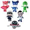 Adorable Pj Masks Plush Doll Toy Featuring Catboy Gekko Luna Girl Owlette And Romeo For Kids