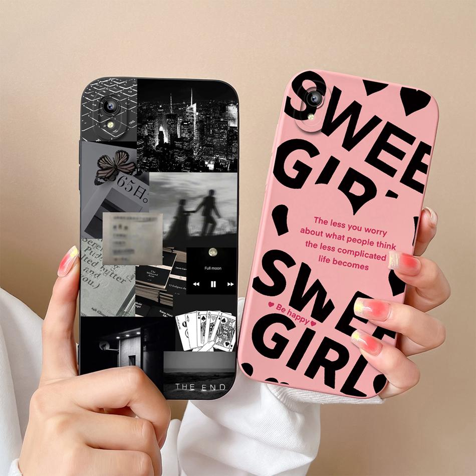 For Vivo Y93 Y93S Y91C Y91i Y90 Y1S Case Fashion Design Camera Protection Shockproof Back Cover Soft Liquid Silicone Phone Cases