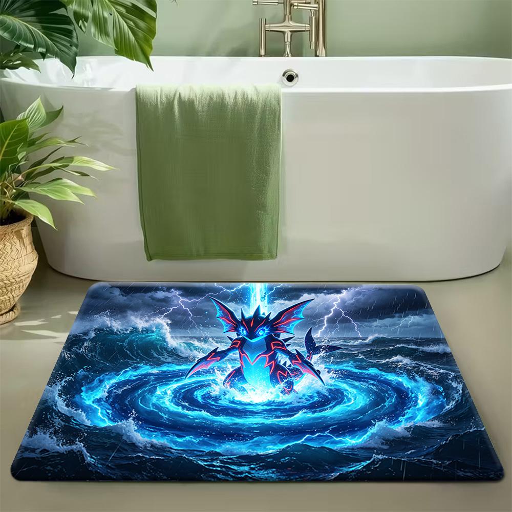 Pokemon Gengar & Shiny Gengar Print Non-Slip Floor Mat Doormat