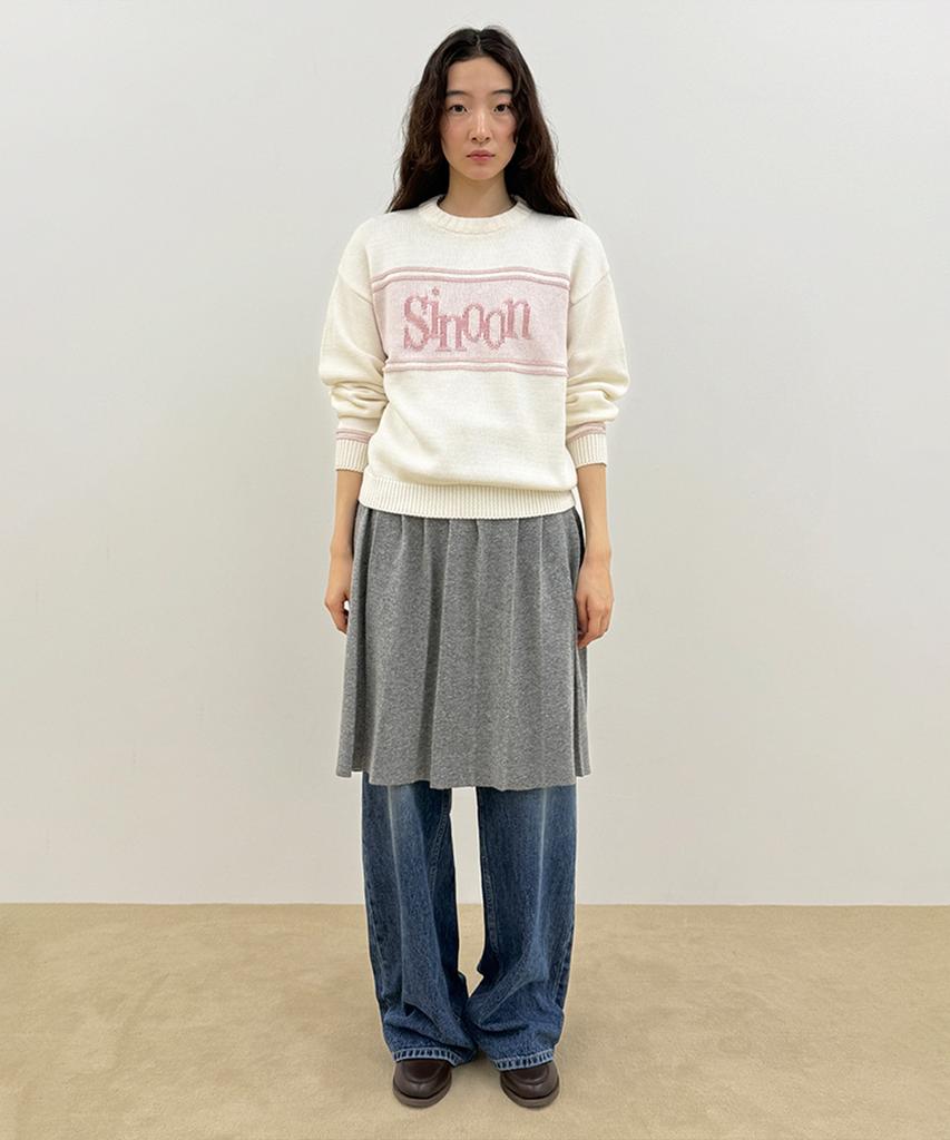 SINOON Sinoon Reverse Pullover Knit (Ivory)