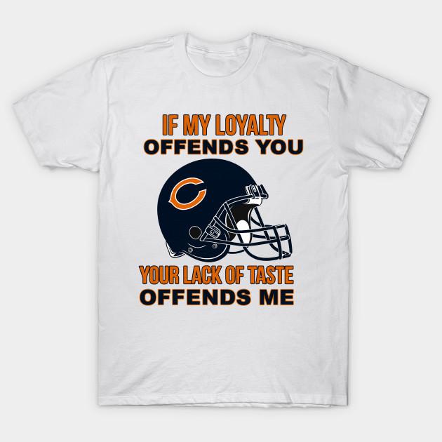 Pánské černé tričko s potiskem Chicago-Bears Potisk na přenosovém papíře bez ořezu Bavlněné tričko