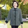High-end autumn and winter mink jacket woolen coat new medium-sized women's fleece and thicker