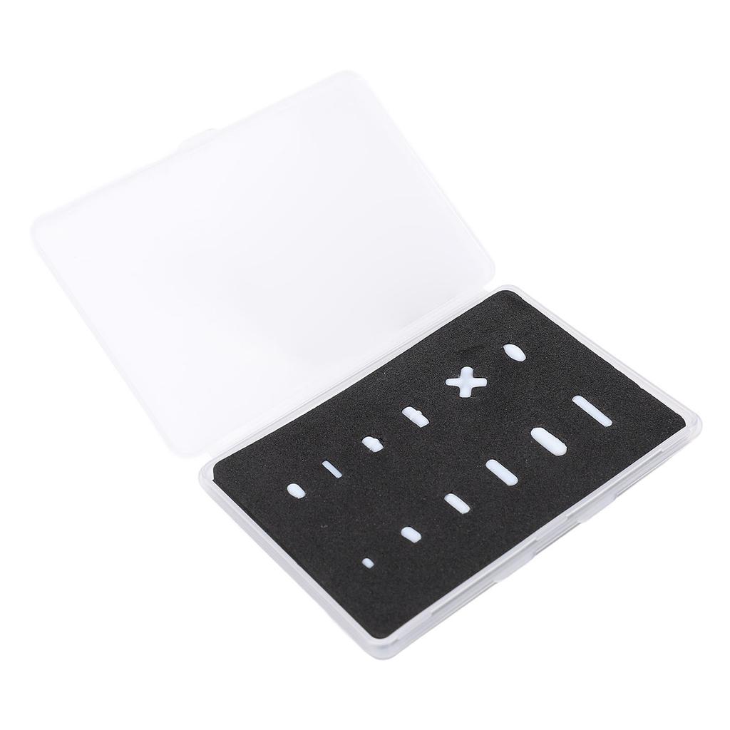 12-teiliges Set Magnetrührstäbchen PTFE Magnetrührer Rührer Rührstab für das Labor