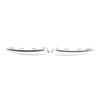 1 Pair Front Bumper Upper Grill Moulding Trim 735642306 Front Bumper Upper Trim for FIAT 500 312 LOUNGE 2016 2017 2018 2019 2020