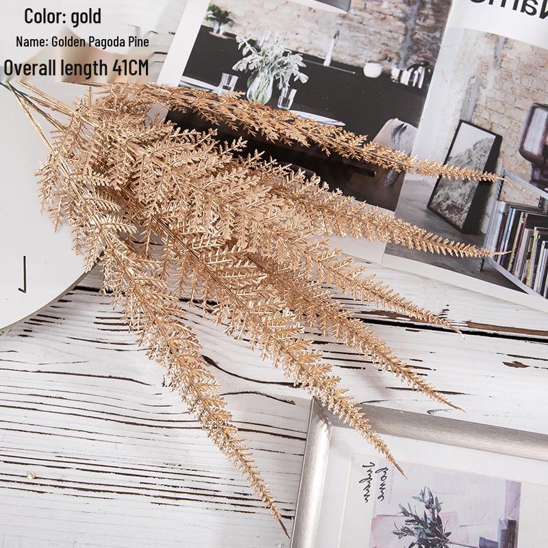 New Year & Christmas Gold & Silver Flower Spray Decoration Accessories