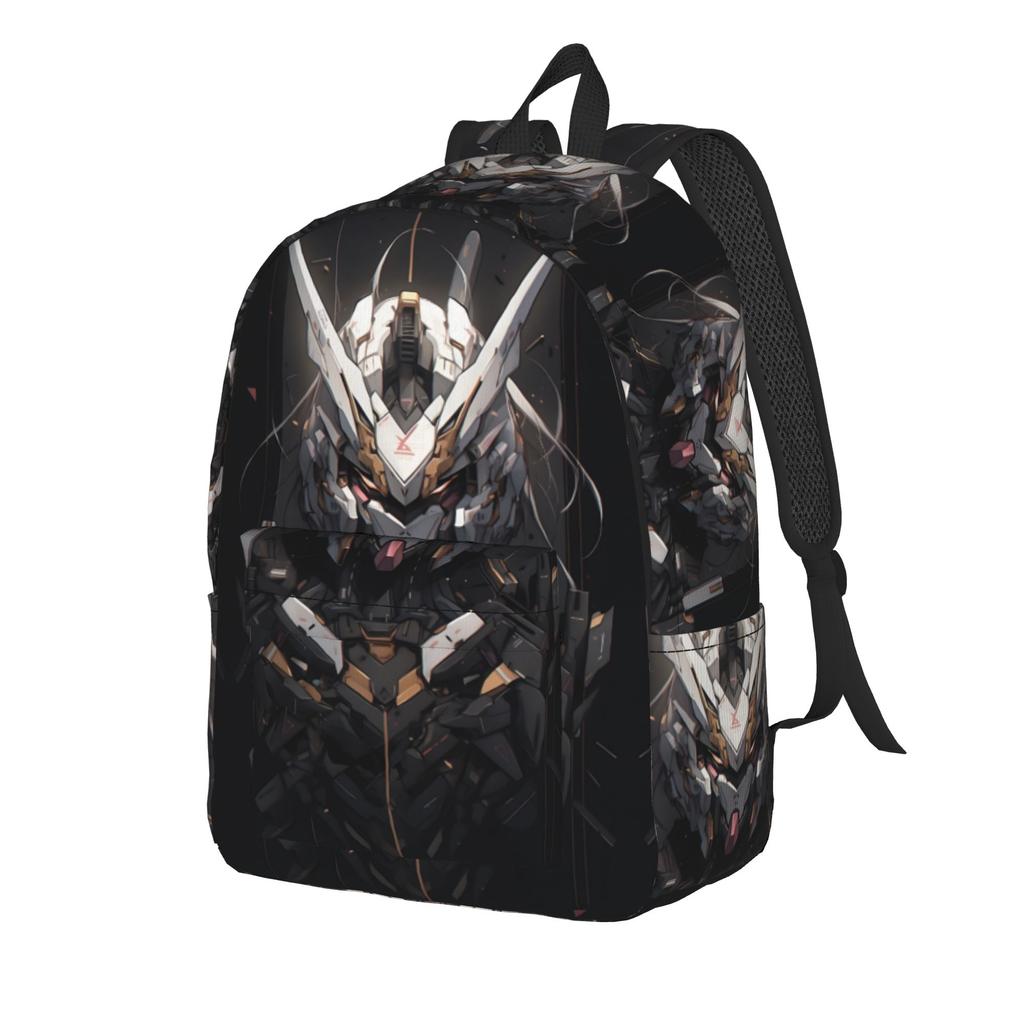 Fashion Gundam Robot Warrior Backpack Mochilas Harajuku Design Office Work Retro Washable Rucksack