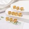 10Pcs Metal Cuff Clips Dreadlock Hair Rings Gold and Silver Braids Hair Beads  for Women Girls