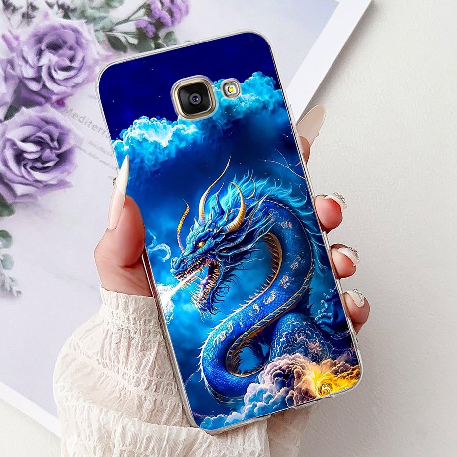 For Samsung Galaxy A5 2016 2017 Case Cute Cat Lion Painted Cover Soft Slim Phone Case For Samsung A5 2017 2016 A510F A520F Shell