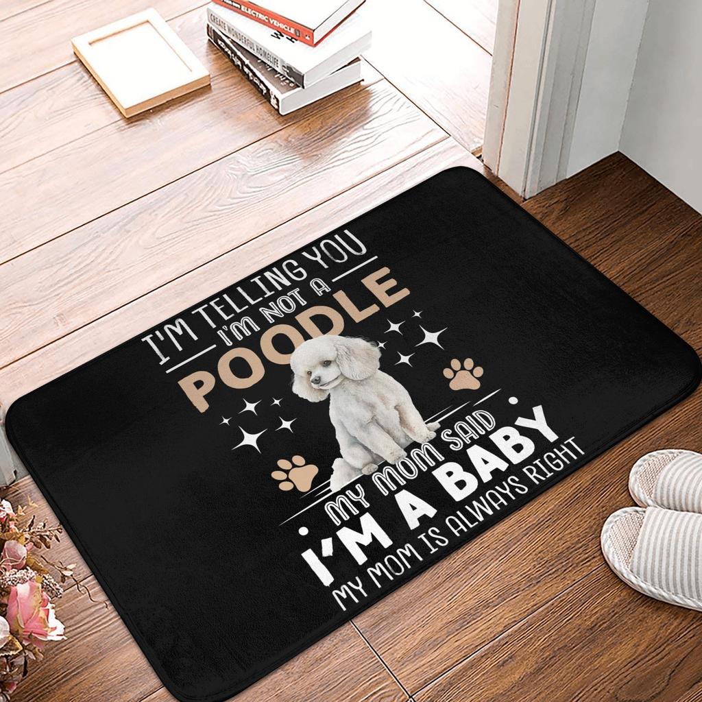 Tappetino Carino Chihuahua Zerbino Antiscivolo Mamma Cane Bagno Cucina Toilette Tappeto 40*60cm
