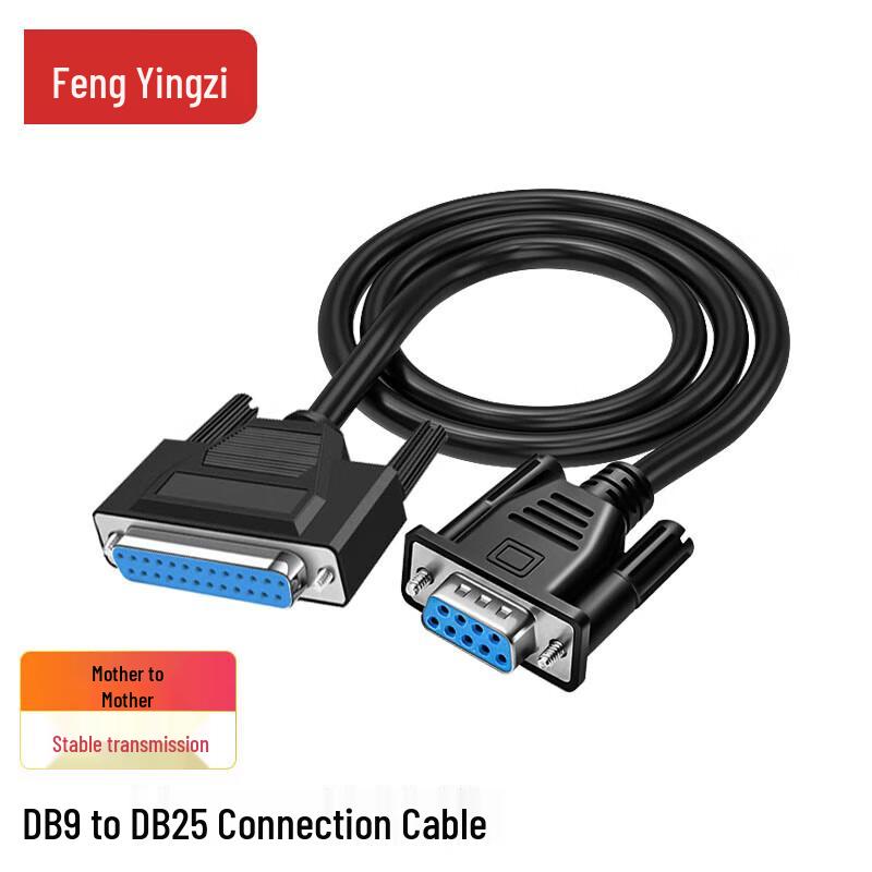Последовательный кабель RS232 DB9F на DB25F